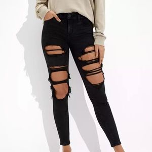 AE Forever Soft Ripped Low-Rise Jegging